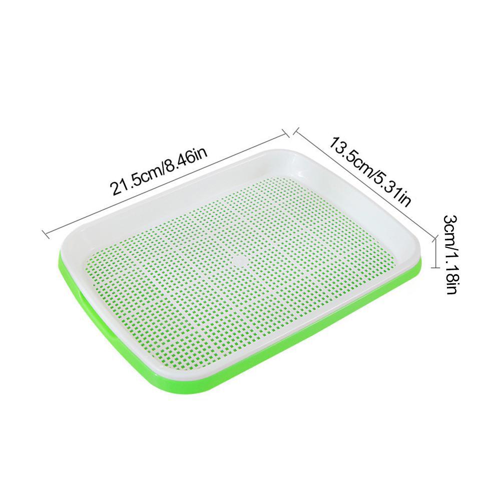 1/3/5/10Pcs Hydroponic Microgreens Sprouter Tray Seed Sprouting Plates Wheatgrass Grower Nursery Trays Home Garden Tools