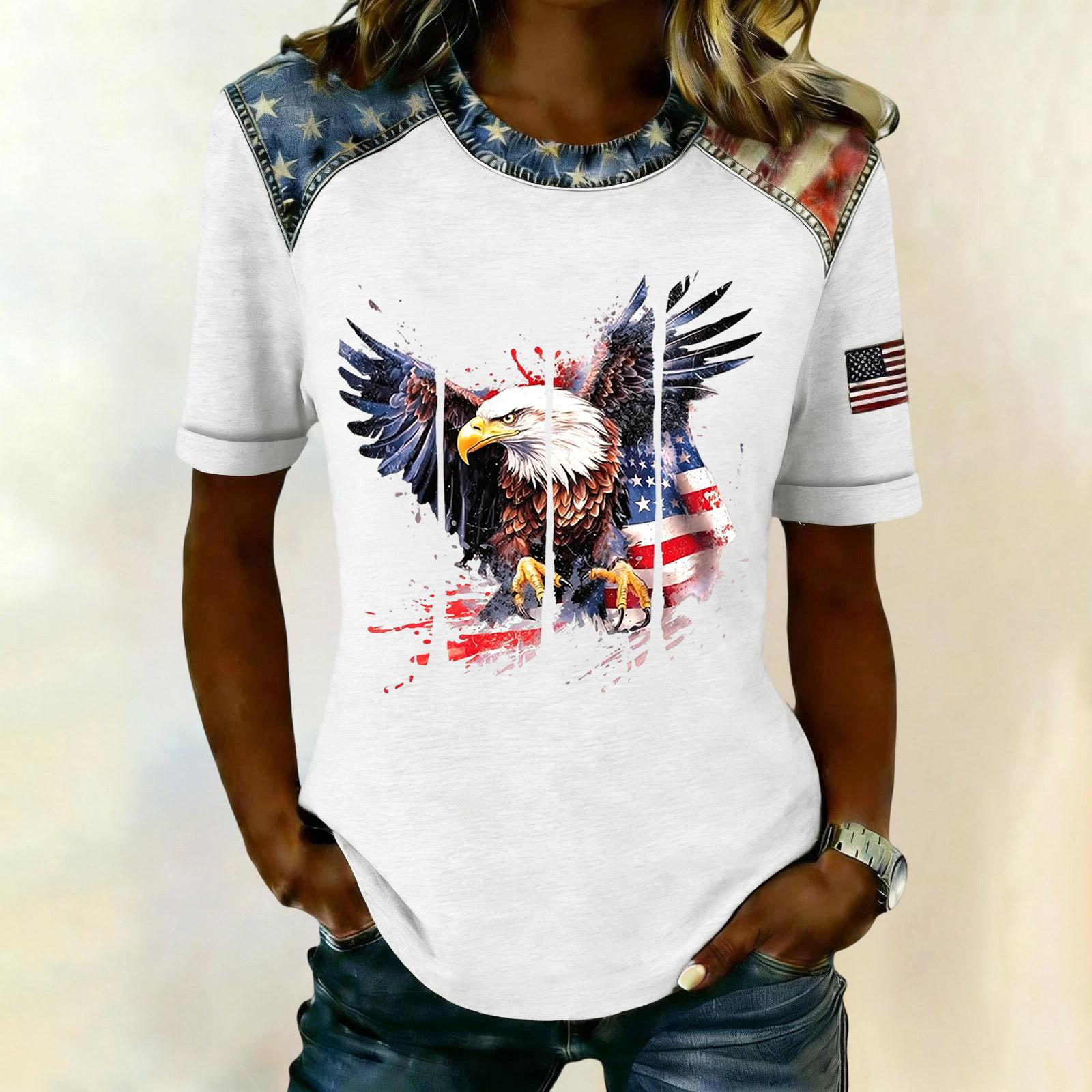 

Women s Stylish Casual Letter-printed Blouse XL білий
