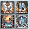 Winter Printed Cross Stitch Kit DIY 11CT Embroidery Craft Set Home Decoration