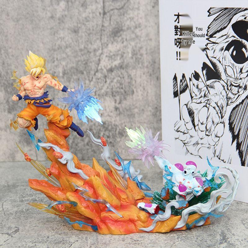Фигурка-орнамент Goku Super Saiyan против Frieza из Dragon Ball Super Подарок