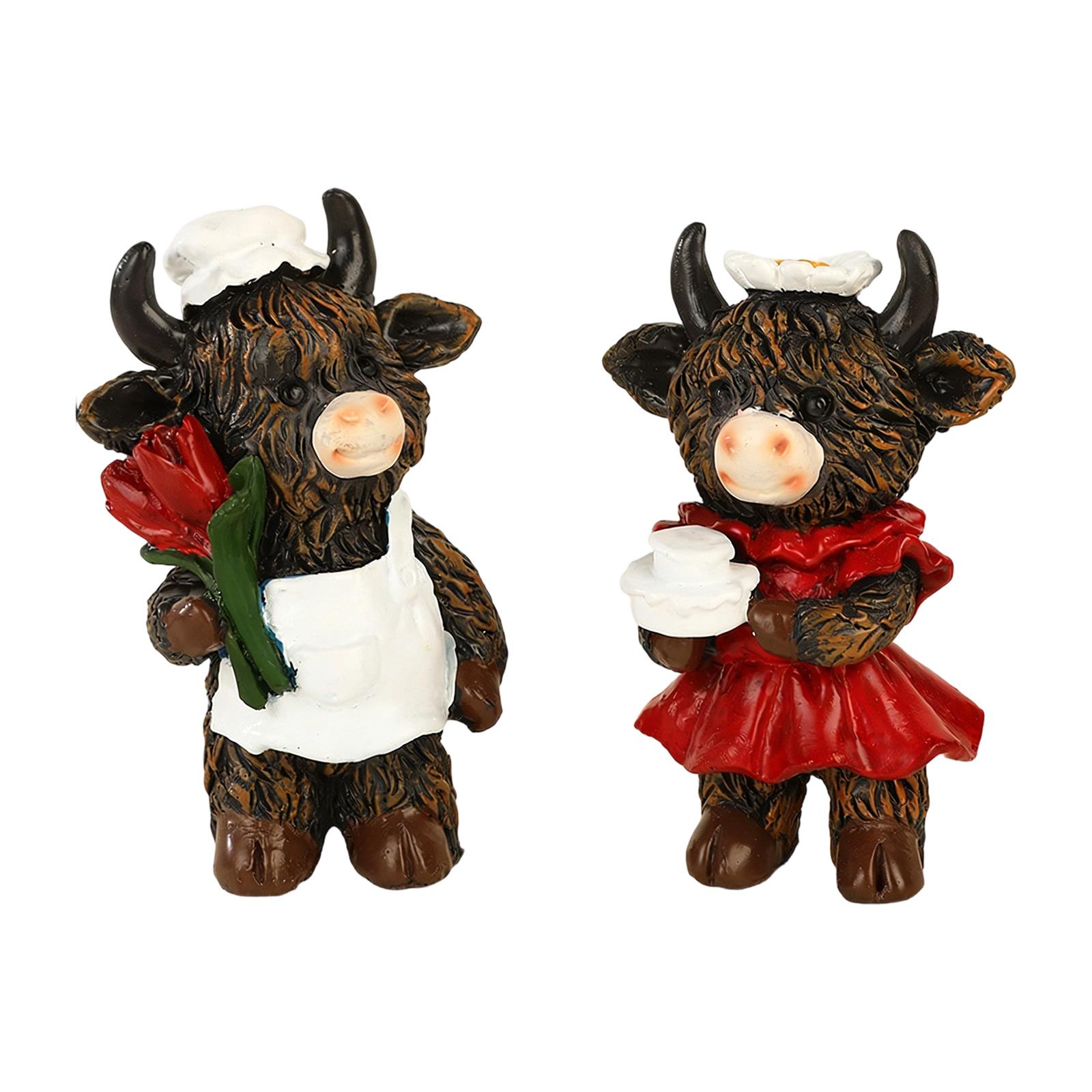 

Cartoon Handheld Rose Cake Cow, Home Ornaments, Gift Festive Atmosphere One Size