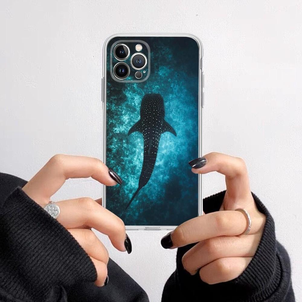 Shark Phone Case for iPhone 16 15 8 7 6 6S Plus X SE XR XS 14 11 12 13 Mini Pro Max Mobile Case