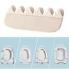 Toilettensitz Urinschutz Tragbarer Töpfchentrainer Blocker PVC Toiletten Spritzschutz Urinschutz für Badezimmer Toilettensitz