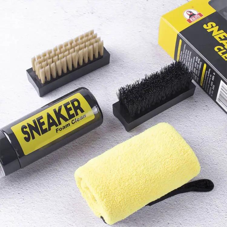 Boot Shoe Fresheners Shoes Cleaner Suit Foam Dry Cleaning 150ML Water-Free Foam Sneakers Cleaning Shoe Brush White Shoe Suede