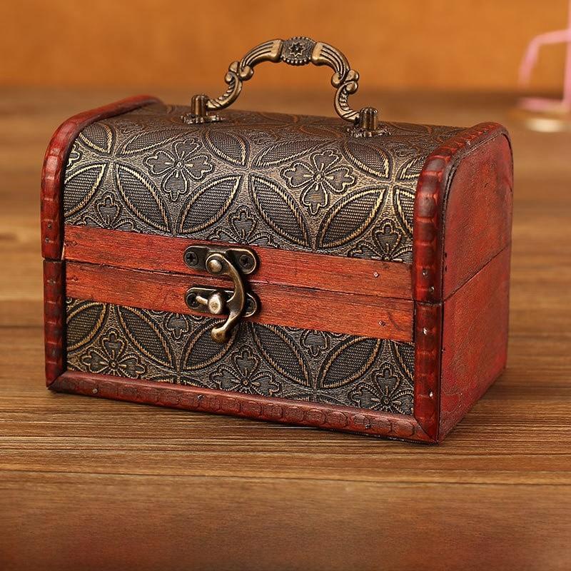 Wooden Chinese Style Storage Box For Accessories And Home Decorations Gifts
