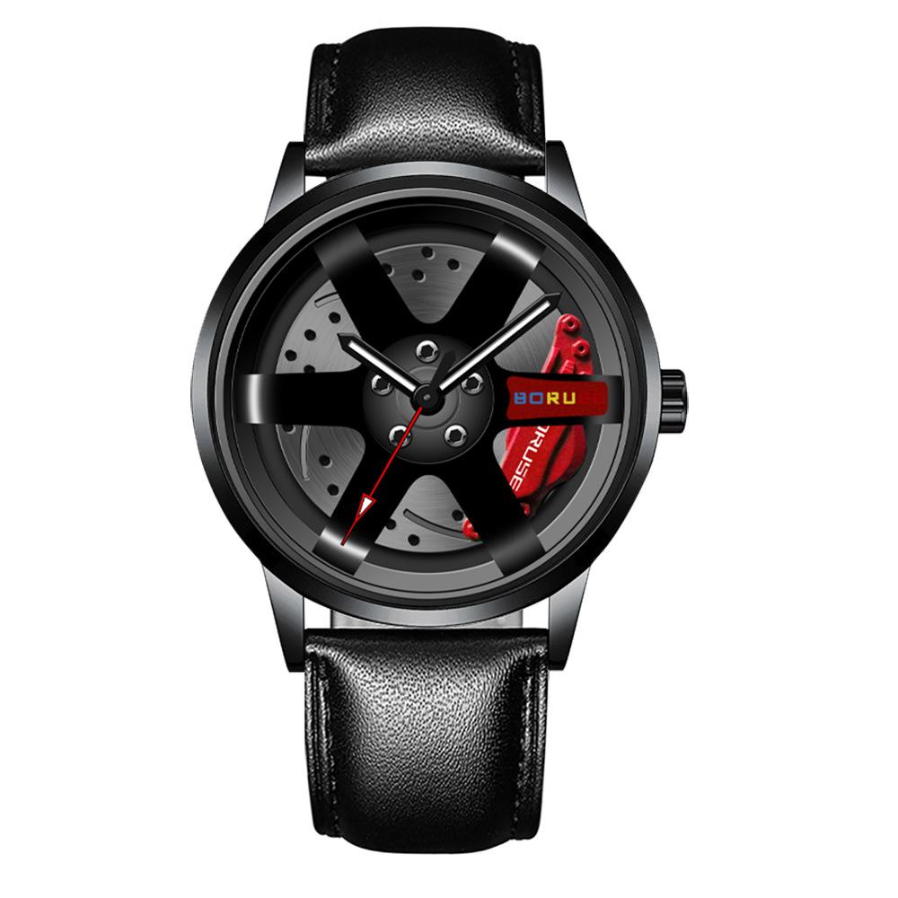 Boruse Trend Caliper Wheel Watch Men S Waterproof Date Fully Automatic Quartz Watch
