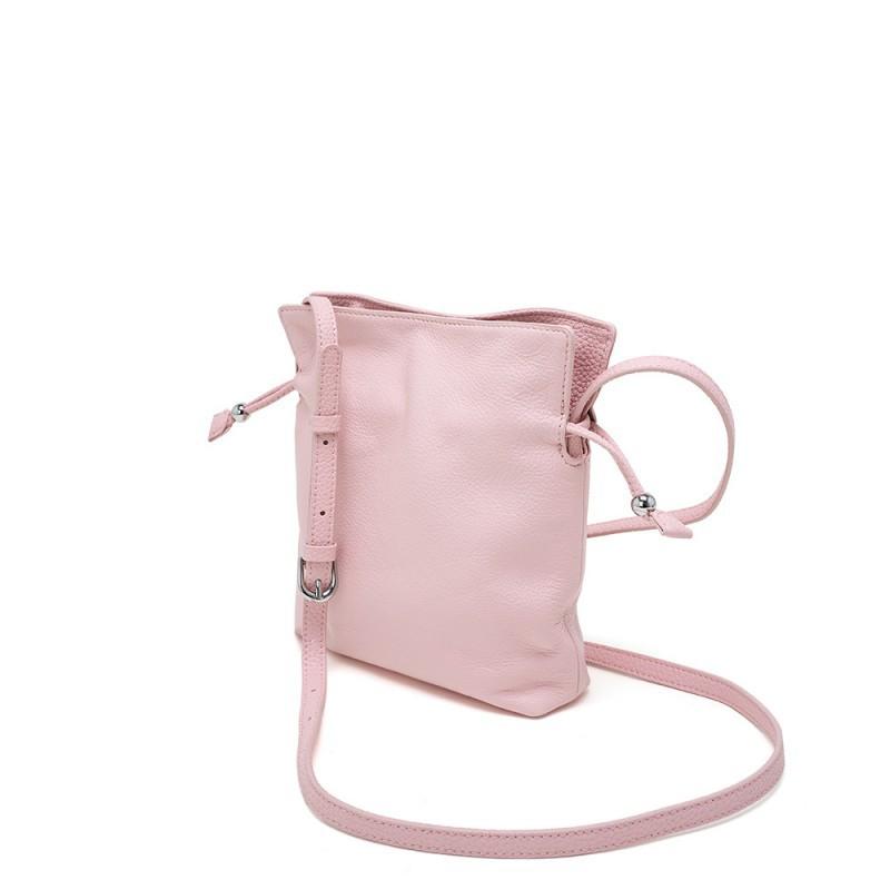 Tasche Damen Kordelzug Wolke Telefon Echtes Leder Glücklich Modisch Vielseitig Umhängetasche Schulter