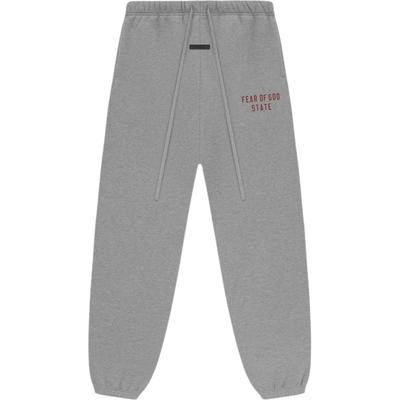 Essentials Fleece Sweatpant Dark Heather Herren Unterteile Grau 130BT242021F