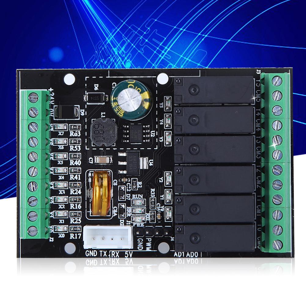 Placa de Controle Industrial Simples Programável Baseada em FX1N 2N-6MR T 10 14 20MR