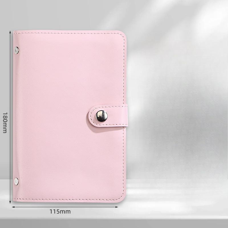 

Книга для хранения банкнот, вмещает 100 банкнот с фотографиями банкнот, марки, книга для хранения банковских карт розовый