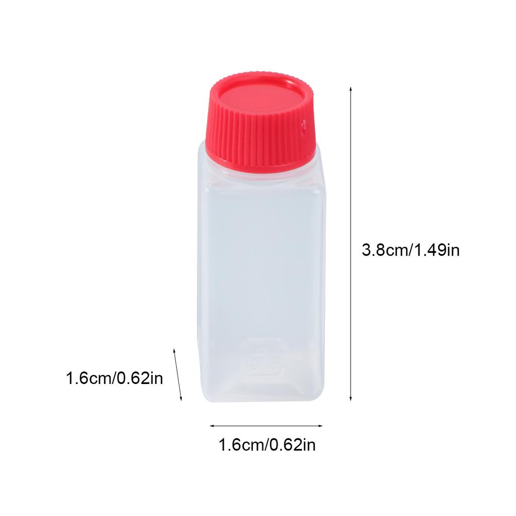 100 Pcs Empty Bottle of Takeaway Condiment Seasoning Shaker Holder Sauce Bottles Container or Kitchen Supply Travel Dispensers