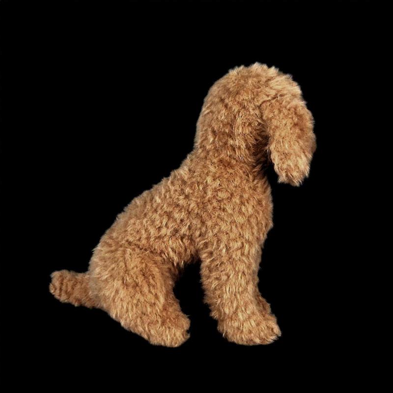 Realistic Plush Toy Dog Labradoodle Dog Plush Stuffed Animal For Kids