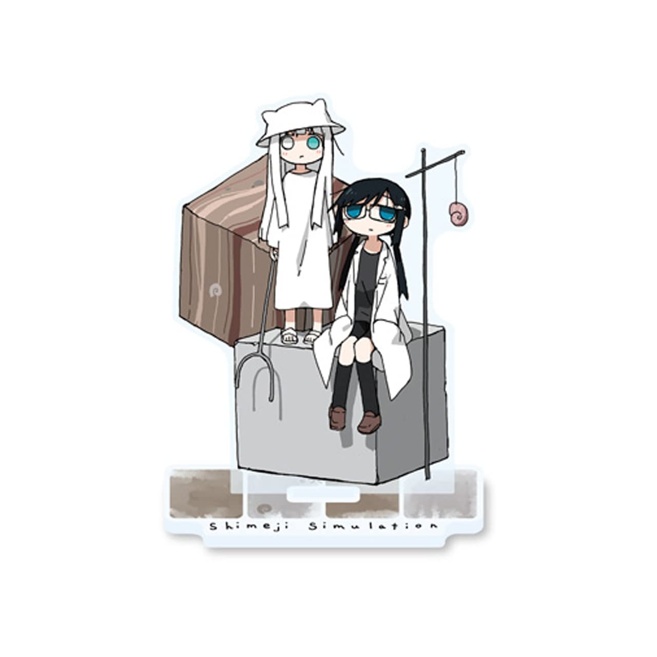 

Shimeji Simulation Peapea Acrylic Stand Gardener & Shijima s Sister