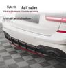 Kompatibilní s BMW řady 3 (G20 Sport, 325i, 330i, 2019) - Modifikační sada zadního difuzoru a křídlového spoileru.