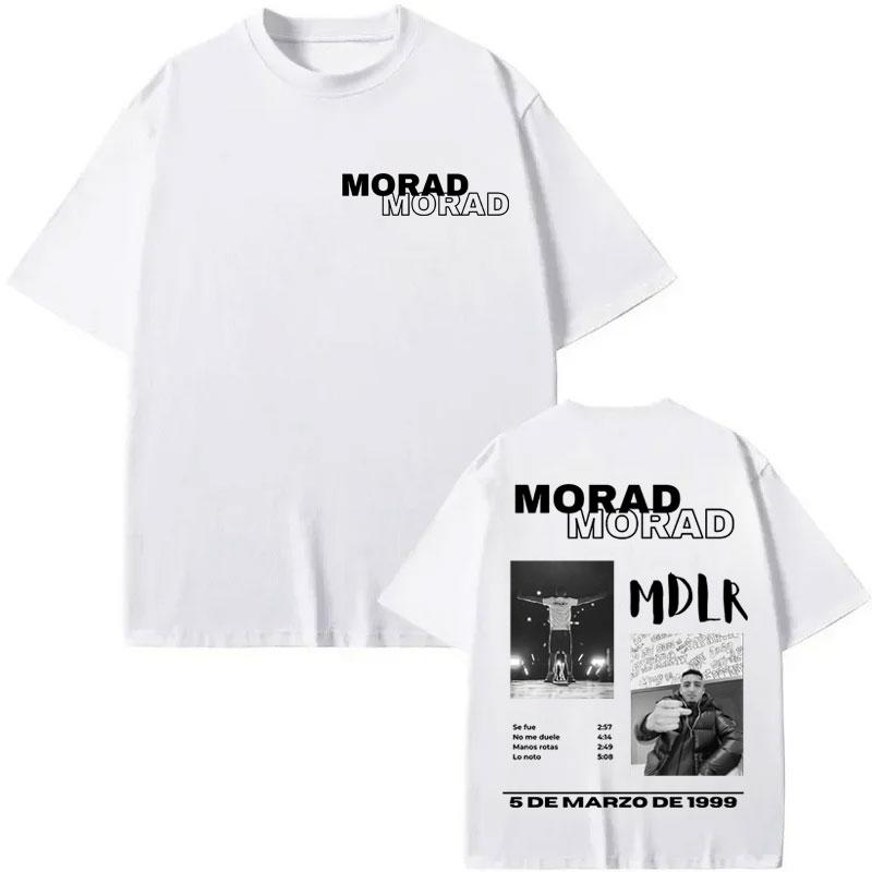 Rapper Morad Graphic T Shirts Men Women Clothing Fashion Hip Hop Tshirt High Quality Cotton Short Sleeve Tshirts Streetwear