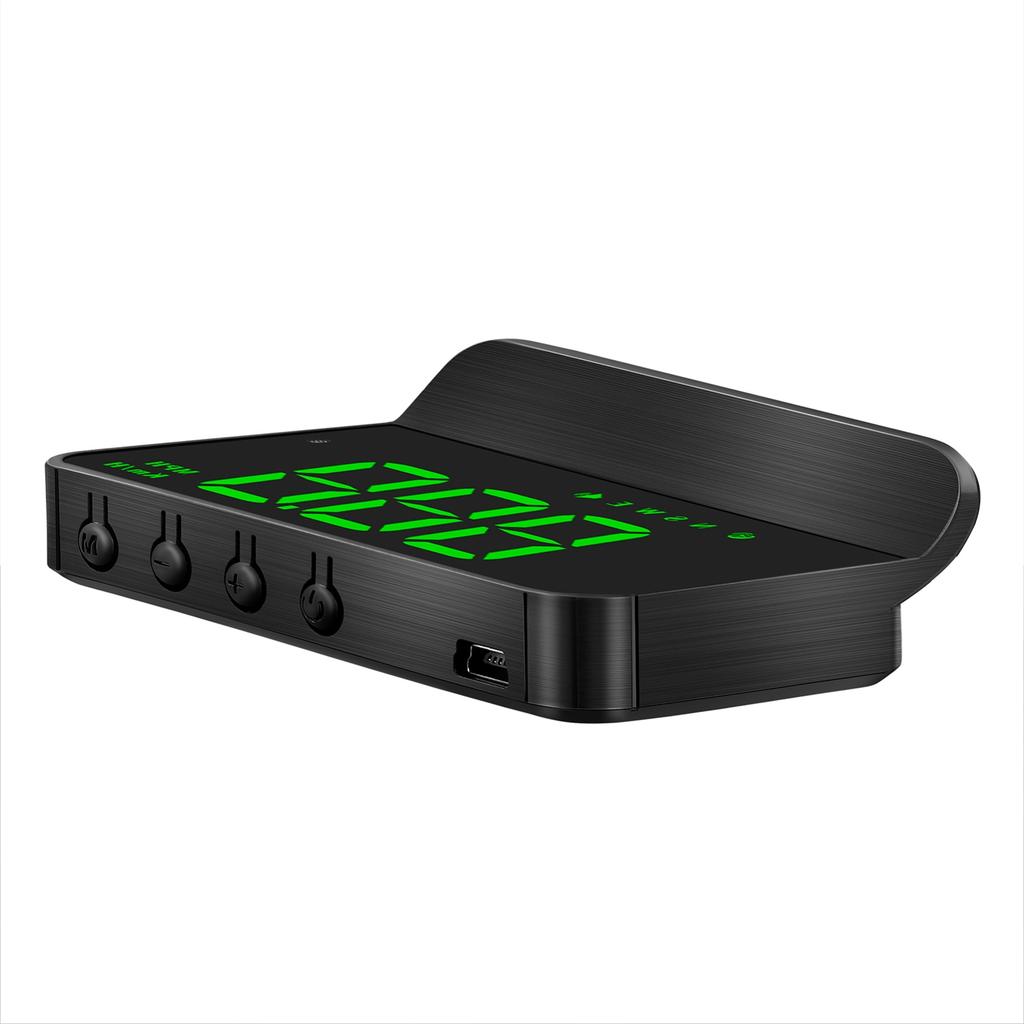 Car HUD 3.5 inch Head-up Display Projecter Digital Vehicle Speedometer GPS Model Overspeed Warning Fatigue Driving Alarm