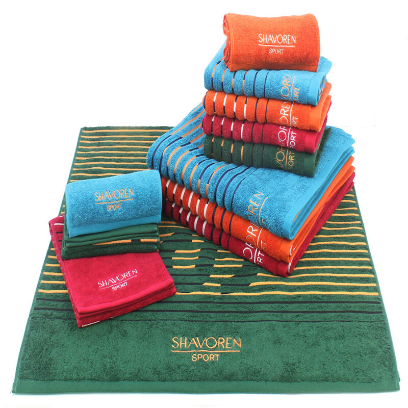 Songwol Shaboren Multi-Sport Towel 110g Premium 100% Cotton, 5 Sheets Blue 5