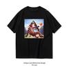 Jesus und Satan spielen Basketball T-Shirt Frau Mann Lässig Baumwolle bedruckte T-Shirts Rundhals Atmungsaktiv Erwachsenen Kurzarm