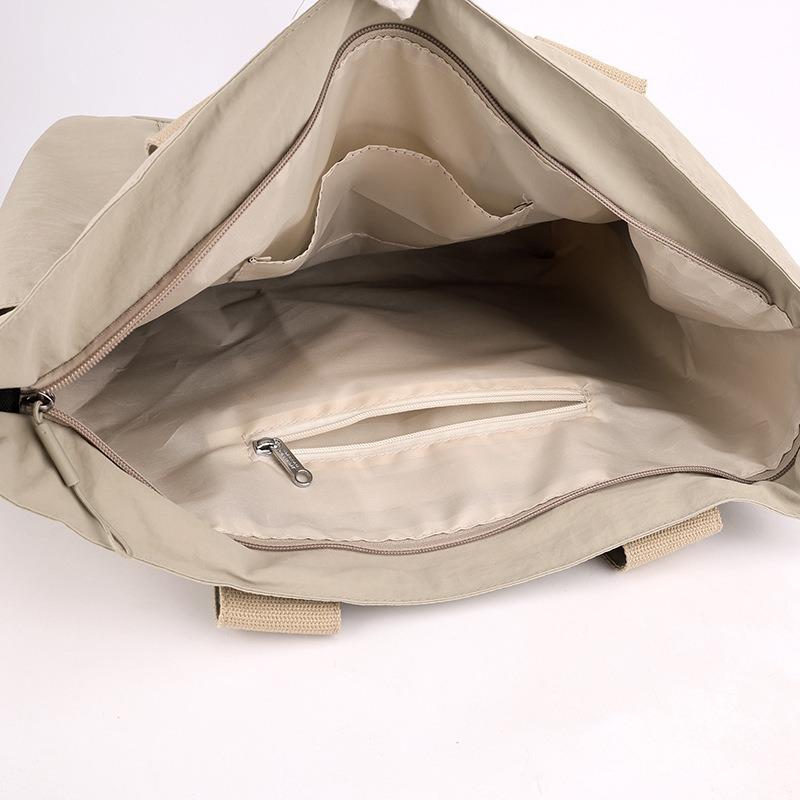 Autumn new simple casual shoulder bag retro large capacity shoulder bag to work carry commuter tote bag women