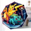 Pokemon Automatische Open Paraplu Compact Opvouwbaar Ontwerp, Duurzaam Stof voor Casual Reisgenoot voor Buiten a0822068