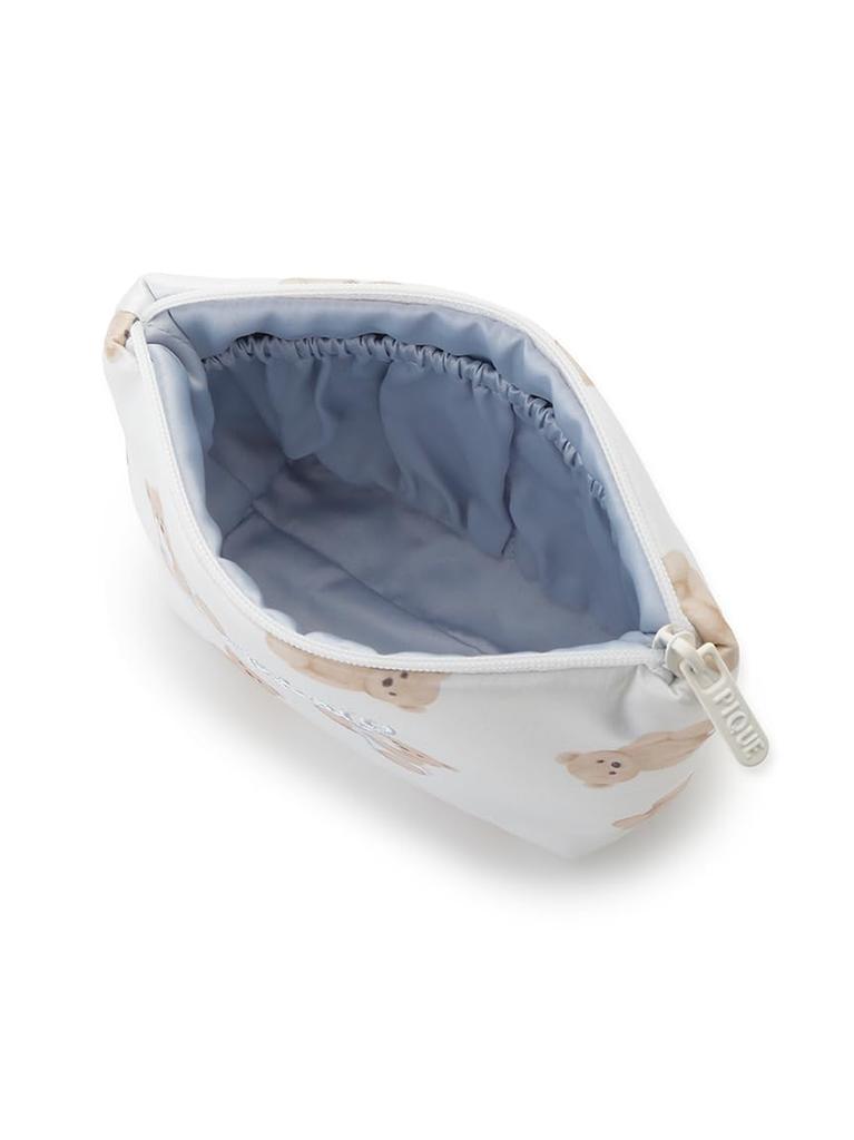 Gelato Pique WhiteDay Bear Print Tissue Pouch PWGB261618 BLU Free Size Women's
