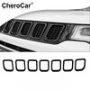 Front Center Grille Grill Ert Cover Trim Ring for Jeep Compass Accessories