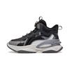 Li Ning Childrens Firefly 2.0 V2 Fleece Warm High-Top Casual Shoes Kids Sneaker Black Frost-Gray YKCT146-35