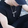 New Creative Zodiac Dragon Pendant for Men, Titanium Steel Dragon Necklace, Trendy Titanium Steel Jewelry Pendant