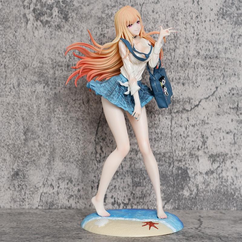 "Beach Romance Doll: Kitagawa Umi Handmade Office Gift - Beautiful Two-Dimensional Girl Ornament"