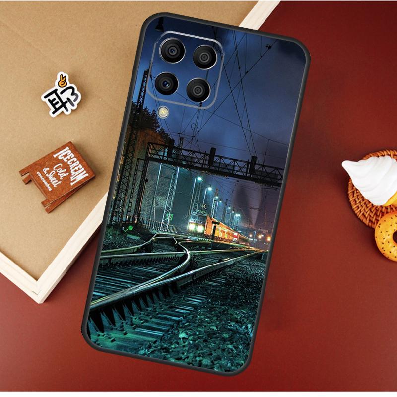 Train Rail Sunlight For Samsung Galaxy M53 M33 M13 M14 M34 M54 M12 M32 M52 M20 M15 M55 M31s M30s M21 M51 Case