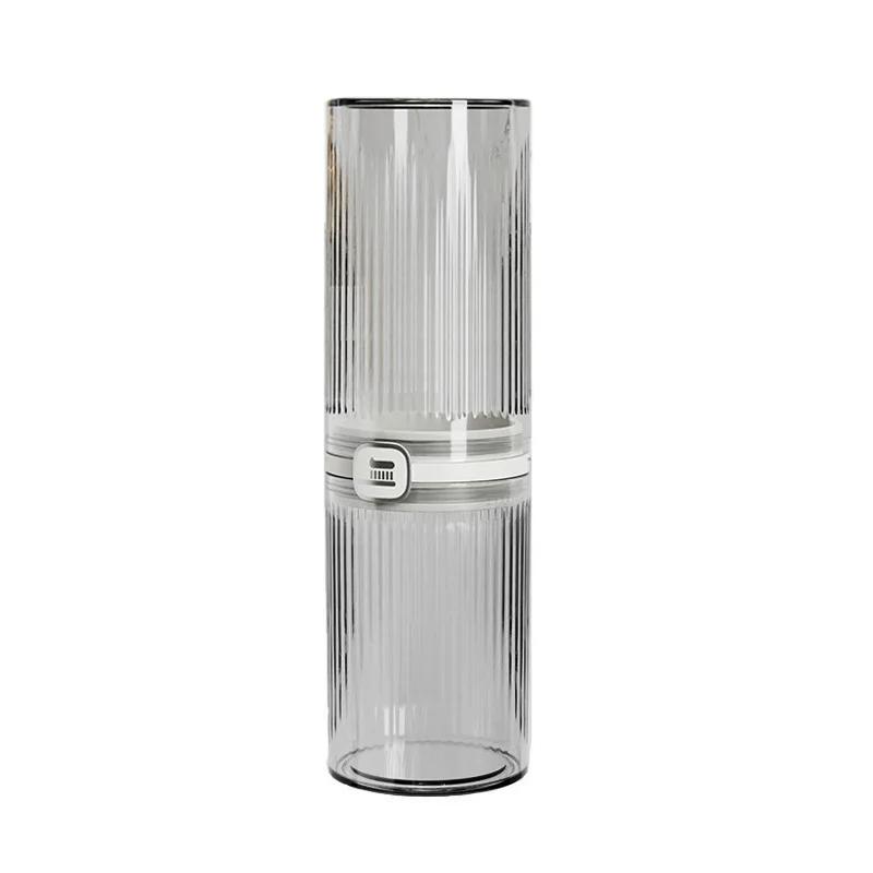 

Портативный дорожный стаканчик для ополаскивателя полости рта, прозрачный держатель для зубных щеток, коробка для хранения, органайзер для зубных щеток для школы, кемпинга, аксессуаров для ванной комнаты белый