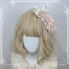 Original Handmade Ribbon Rose Headband Kc Lolita Pearl Headbands Elegant and Simple Versatile Hair Accessories for Women