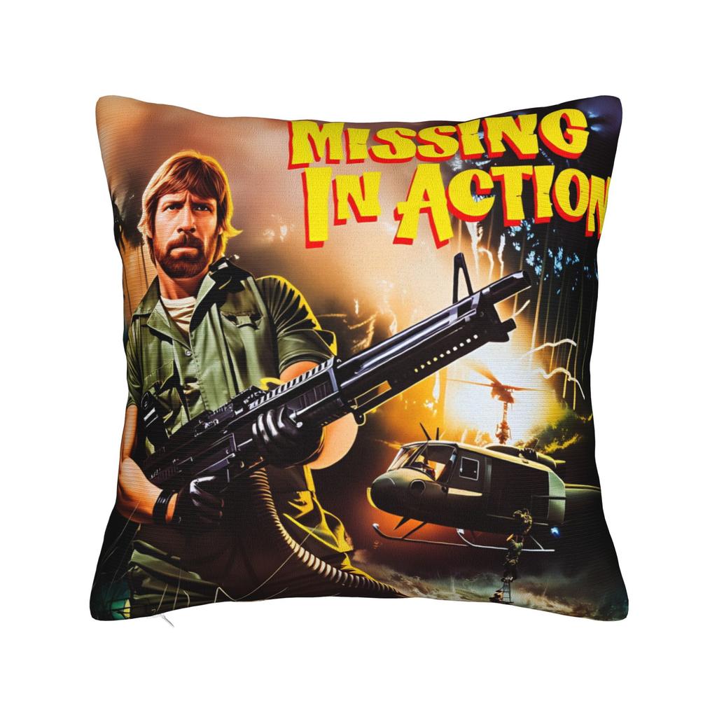 Chuck Norris Texas Ranger Poster Pillow Cover Novelty Pillow Case For Living Room Bed Chair Print Cushion Cover Gift