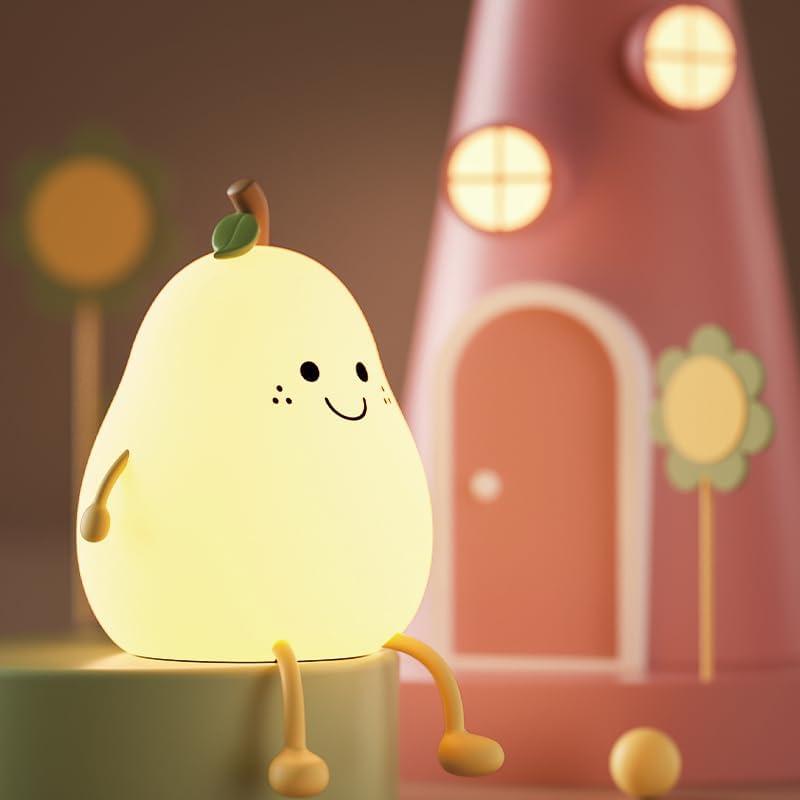 Night Light, Nursing Room Light, Table, Bedside Lamp, Cute LED Warm Color Light, Timer Setting, USB Rechargeable, Made of Silicone, Indirect