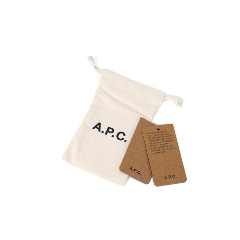 A.p.c. Demi Lune Half Moon Card Wallet Pxawv F63270 Lzz Noir