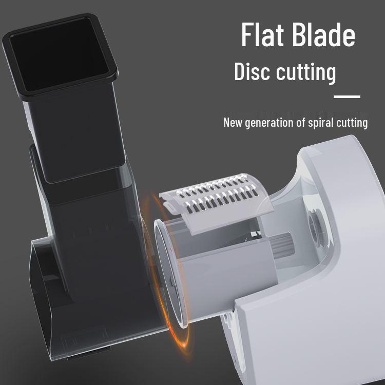 Cortador e Fatiador de Legumes Elétrico Multifuncional - Triturador e Ralador de Cozinha