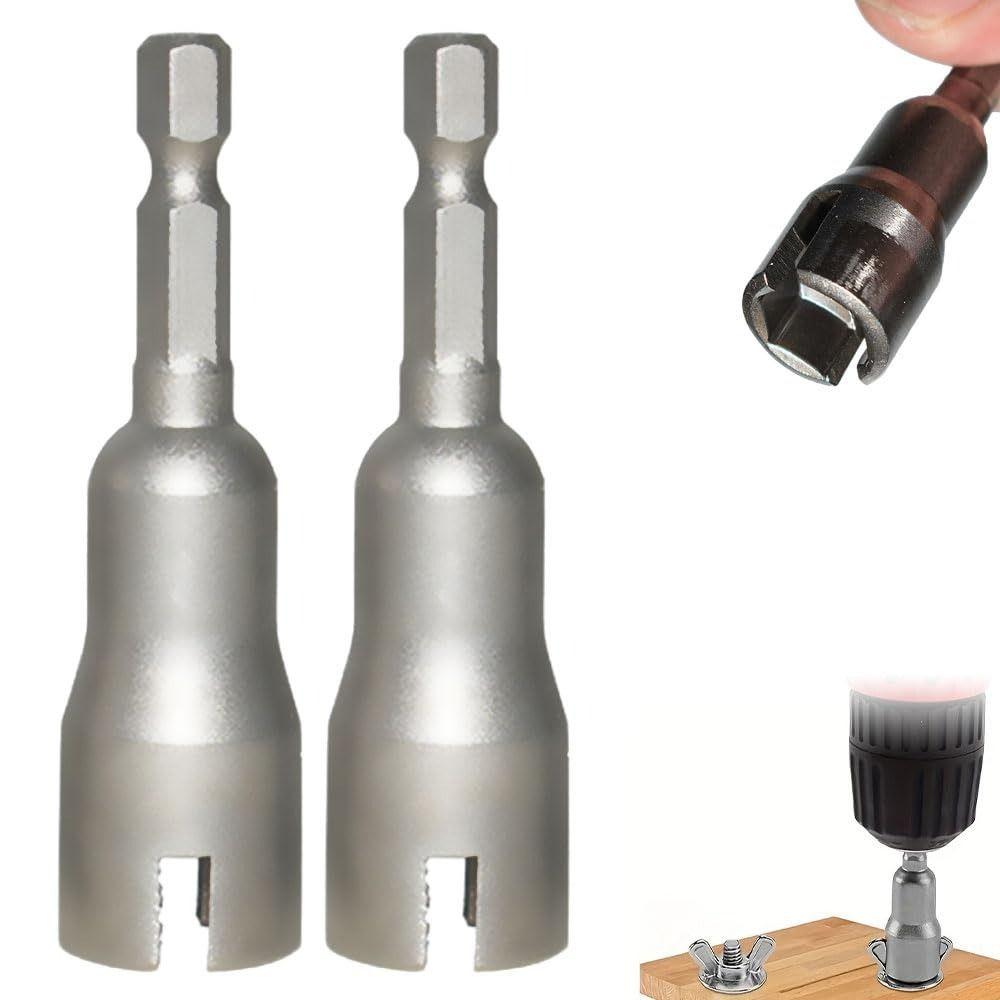 Eye Bolt Drive Drill Bit Butterfly Wing Nuts Bolts Hardware Accessories Power Wing Nut Driver Bit