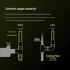Acrylic Rotating Fish Tank Oil Film Remover with Cyclone Basket, Float Glass Inlet/Outlet, Water Grille - 16mm/20mm
