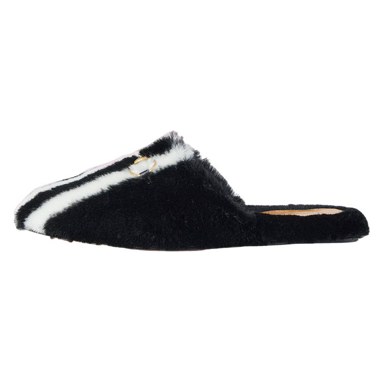 Adidas Fabric Open Back Slip On Mules Women Footwear Black White 722442 FAAYJ 1092