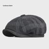 Autumn/Winter Unisex Plaid Newsboy Beret - British Retro Style Wool Hat