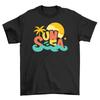 Summer_23 Seaside Vibes'' T-Shirt Mens Womens Tees Top - Dive Into Fun! Beachy Design, Unisex Printed