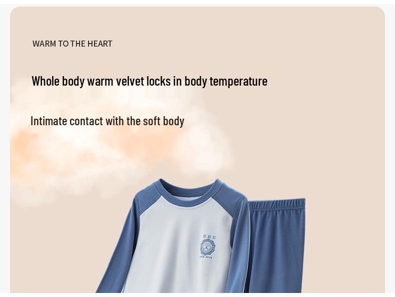 Coral Fleece Toddler Pajamas: Warm Two-Piece Set for Boys & Girls