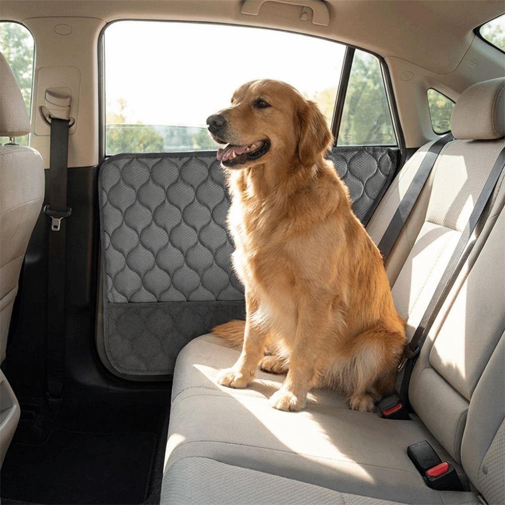 2pcs/set Stain Resistant Dogs Car Door Cover Scratch Proof Door Scratch Guard Travel