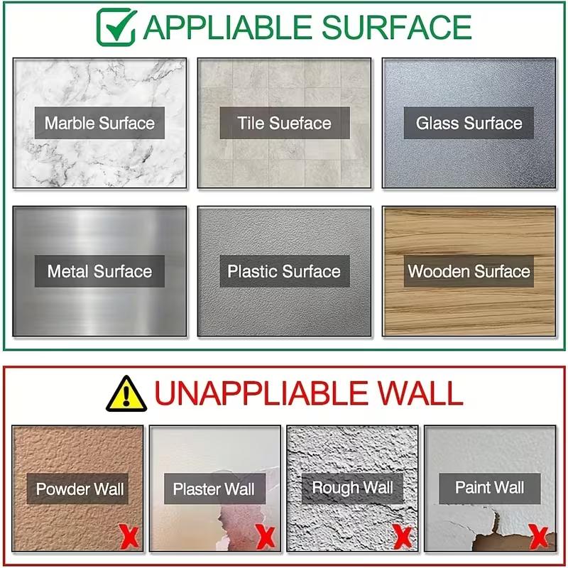Reusable Nano Double Sided Tape Waterproof Strong Adhesive Mounting Tape for Home Office Bathroom Kitchen Decoration