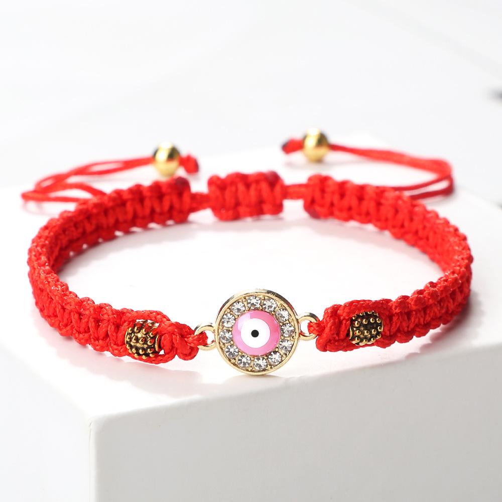 Red String Evil Eye Bracelet Set - Woven Hand Rope for Men & Women