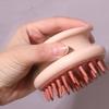 1PC silicone massage hair brush - detachable cleaning - unisex - manual massager