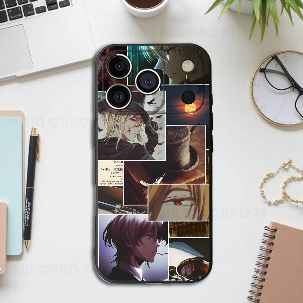 M-Moriarty the P-Patriot Black Phone Case For IPhone 17 16 15 14 13 12 13 12 11 Pro Max Plus XS XR Silicone Soft Back Cover