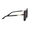 Gucci Occhiali da Sole Aviator Quadrati Marroni da Donna 55mm Occhiali da Sole Donna GG0890S-002