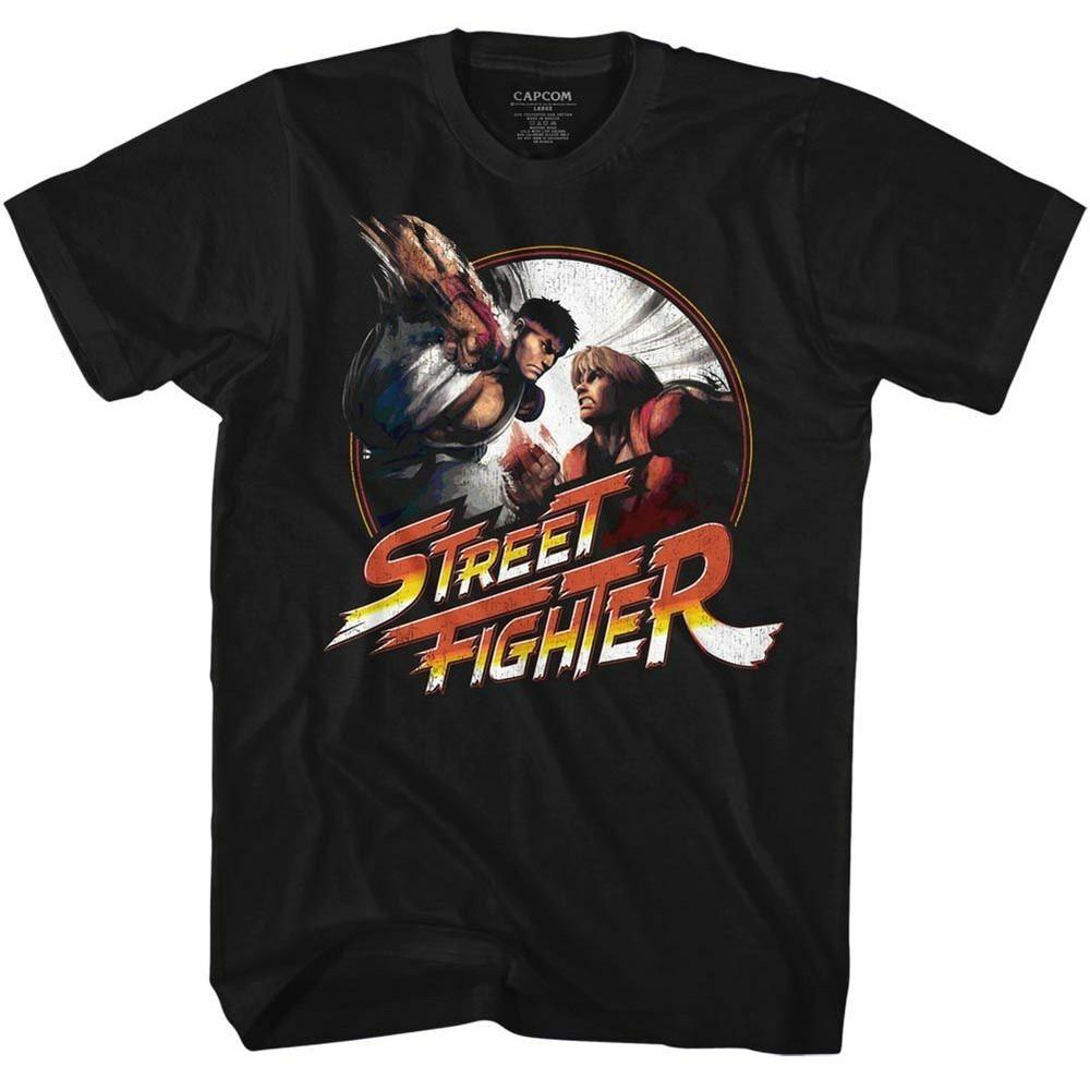 Street Fighter Punchy Black Adult T-Shirt Unisex T-Shirt