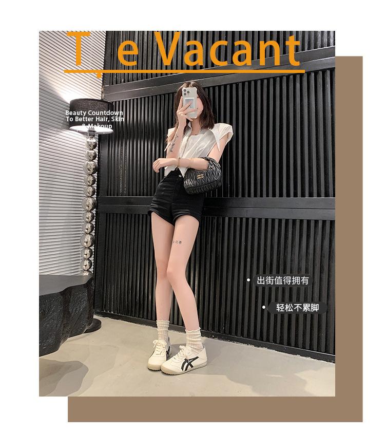 Fashion retro lightweight versatile flat-bottomed German training shoes women's new summer soft-soled sports Forrest Gump board shoes